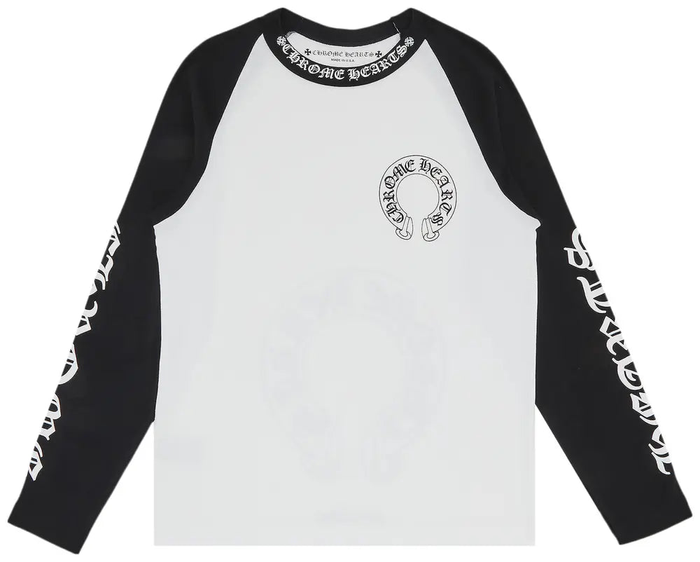 T-Shirt Manche Longue Chrome Heart Noir