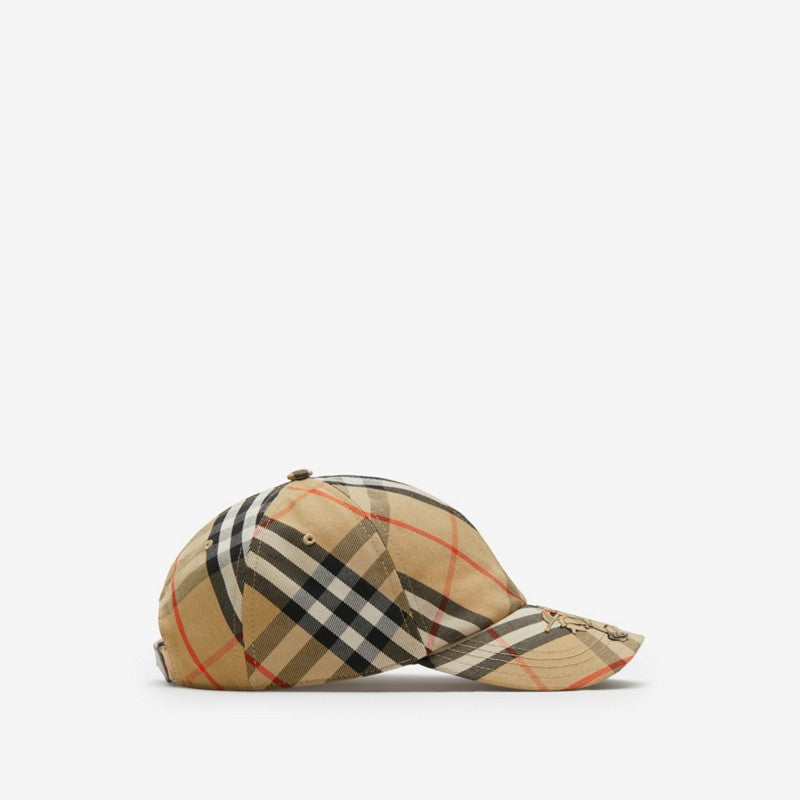 Casquette de baseball en coton mélangé Check EKD