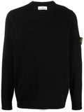 Stone Island Pull Col Rond Noir