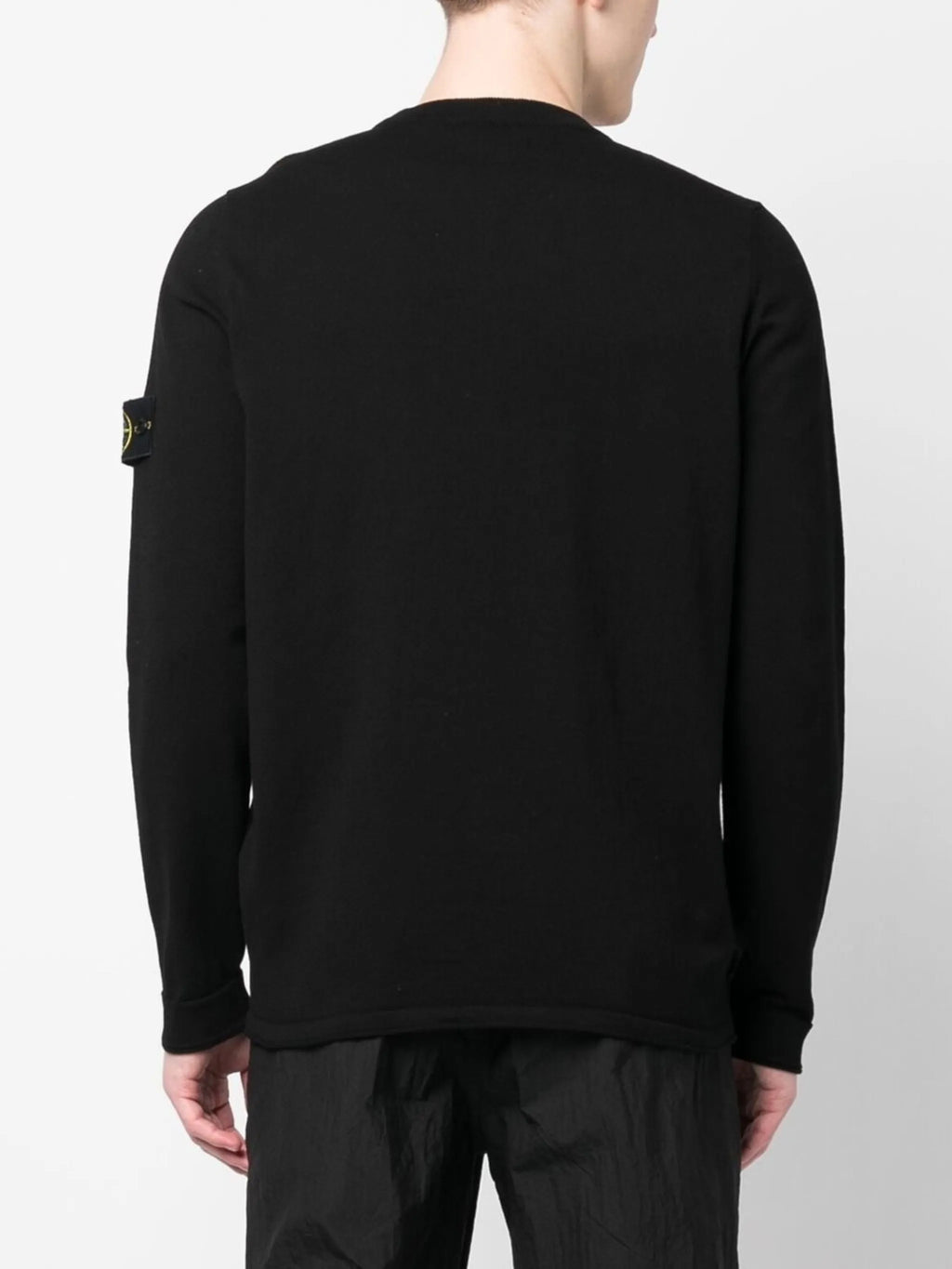 Stone Island Pull Col Rond Noir