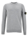 Stone Island Pull Col Rond Gris
