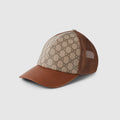 CASQUETTE EN TOILE GG MONOGRAM maron