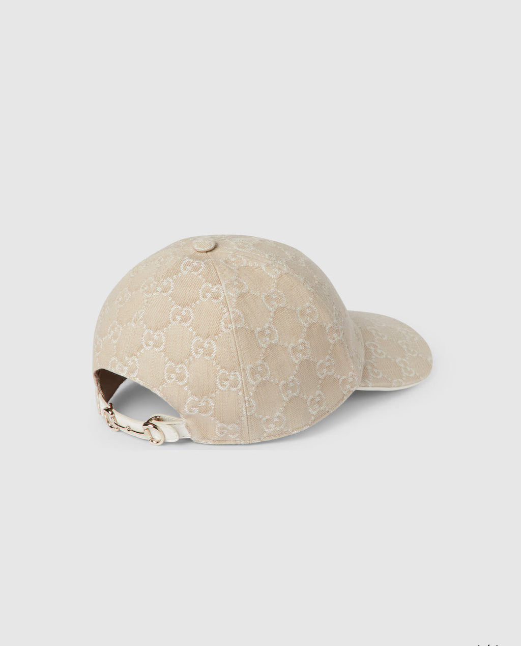 Casquette en denim GG avec détail Mors