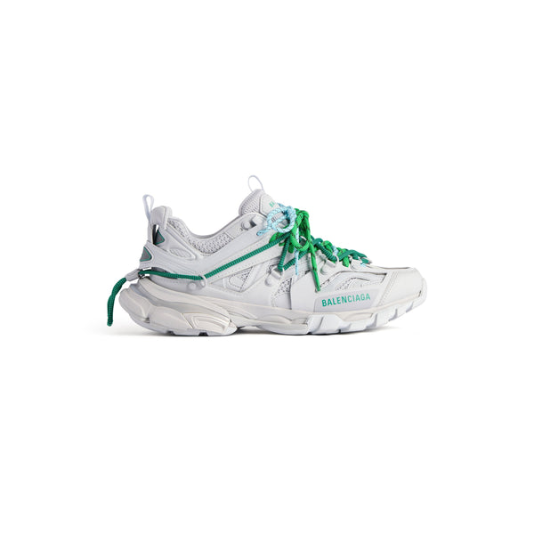 BALANCIAGA TRACK GRIS AVEC LACES VERTE ET BLEUE