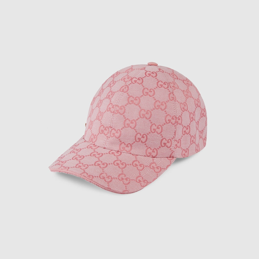 CASQUETTE EN TOILE GG Rose