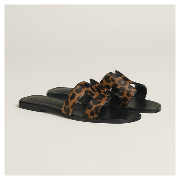 SANDALES ORAN GOLD ET NOIR