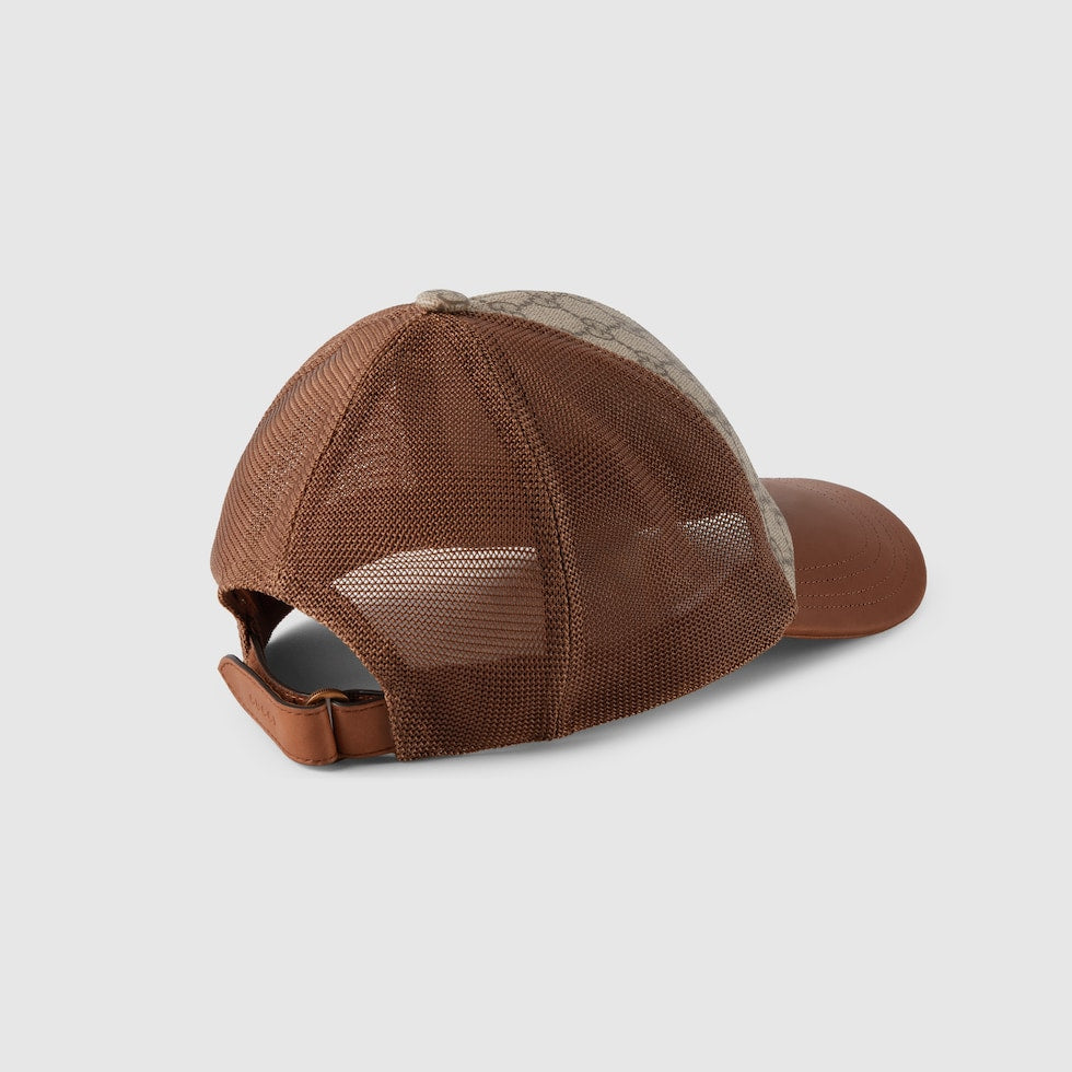 CASQUETTE EN TOILE GG MONOGRAM maron