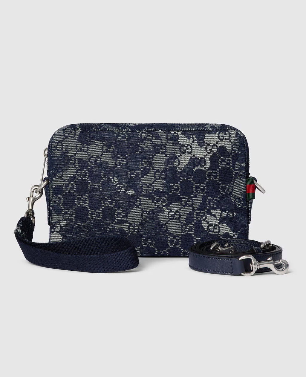 Sac à bandoulière en denim GG petit format