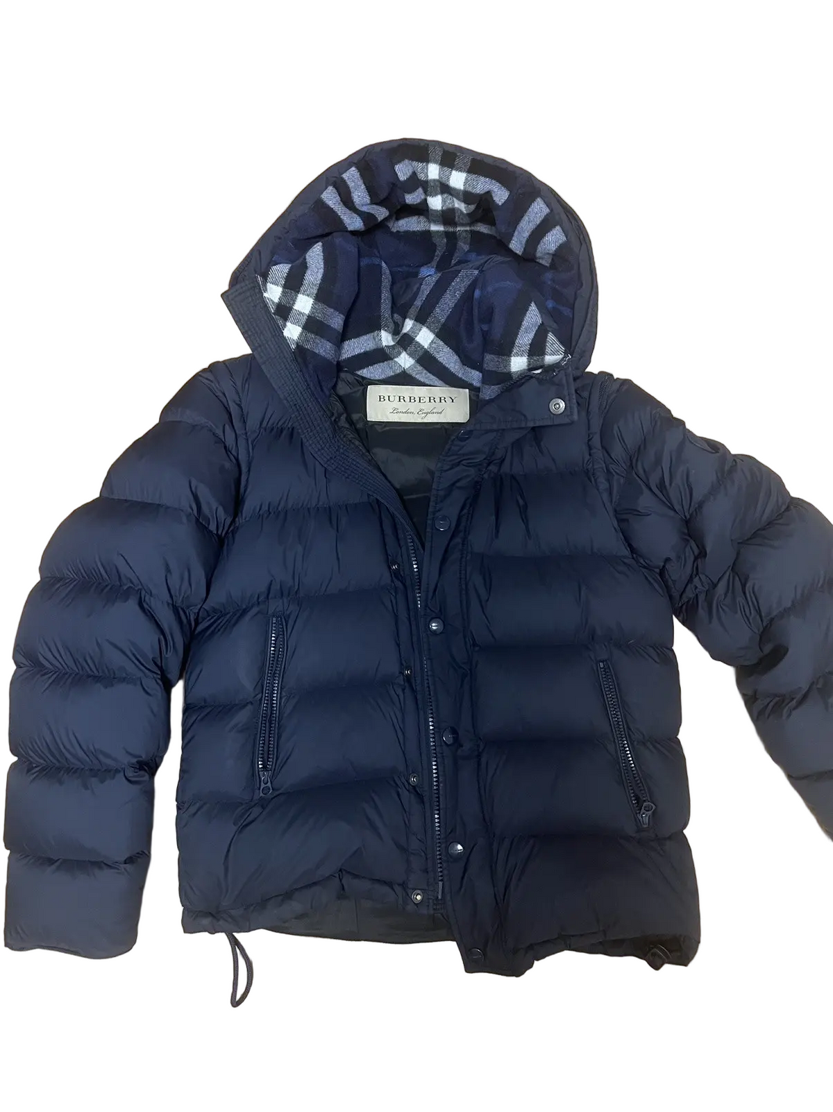 Burberry Doudoune Bleu