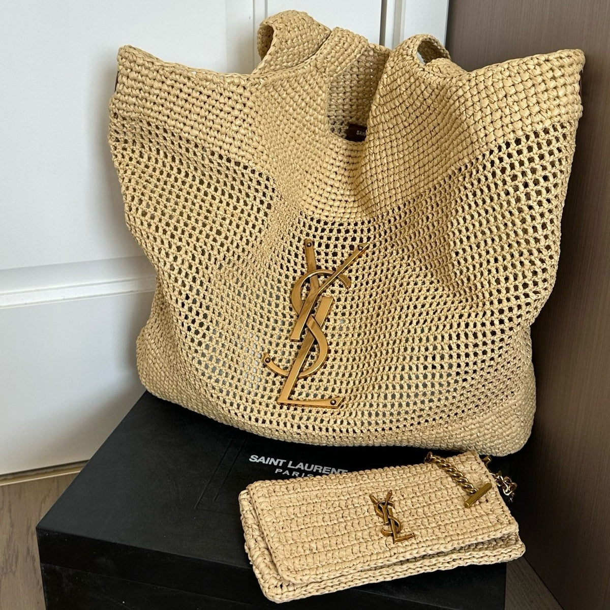 YSL - CARE IN RAFFIA