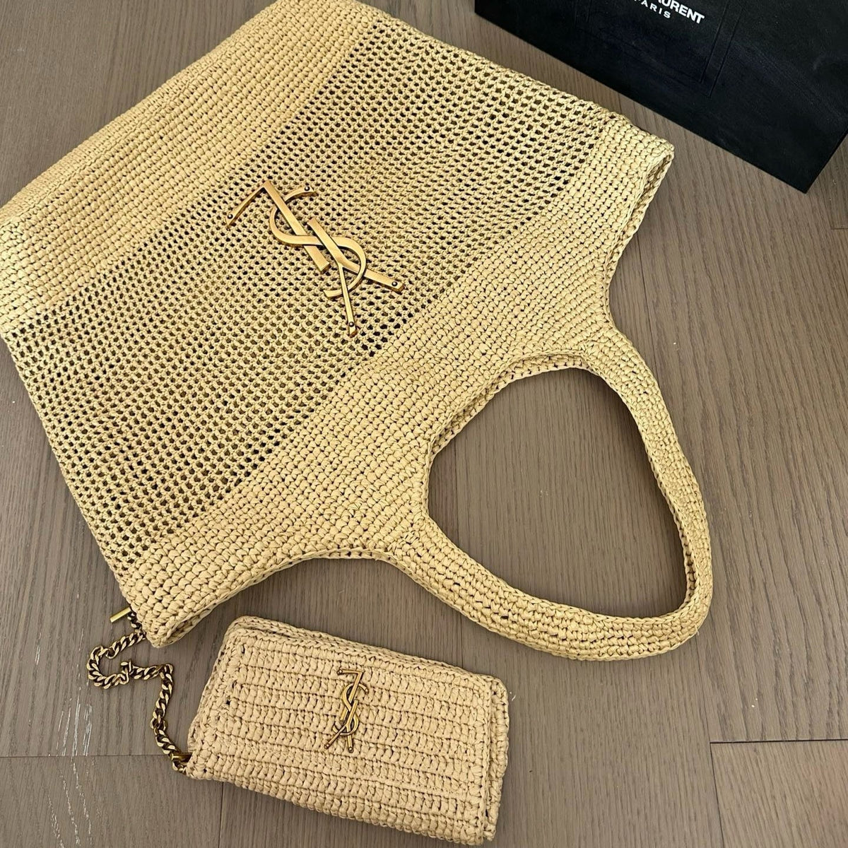 YSL - CARE IN RAFFIA