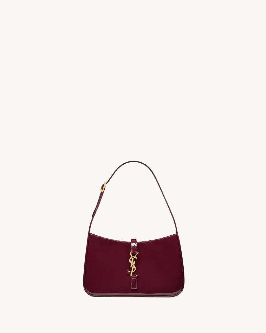 YSL - le 5 à 7 en cuir verni Red
