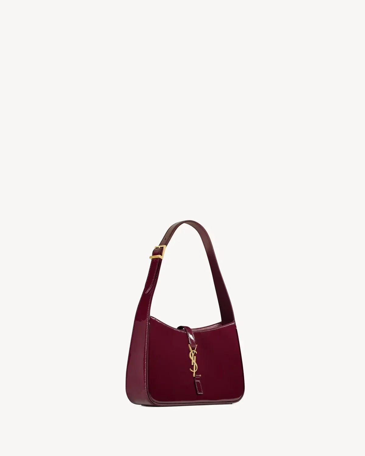 YSL - le 5 à 7 en cuir verni Red