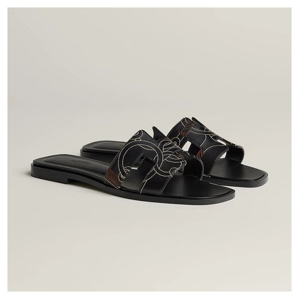 SANDALES ORAN NOIR