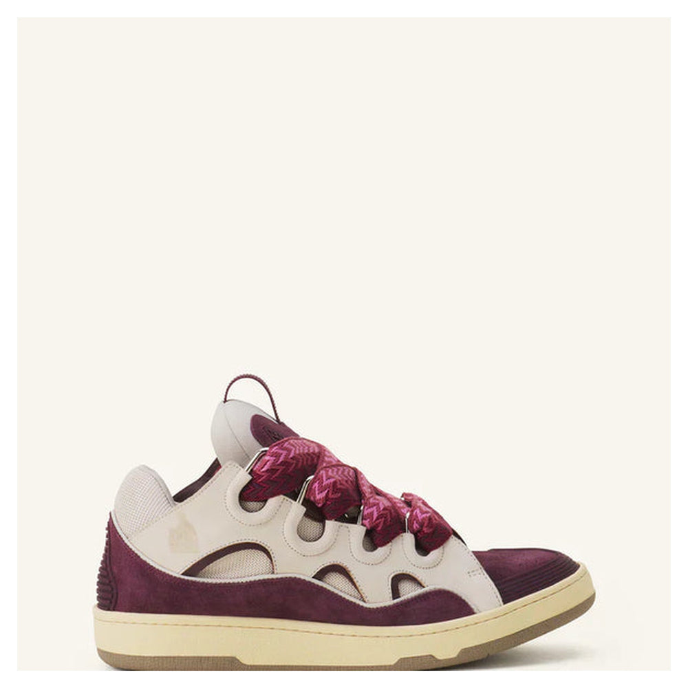 LANVIN CURB BEIGE ET BORDEAUX