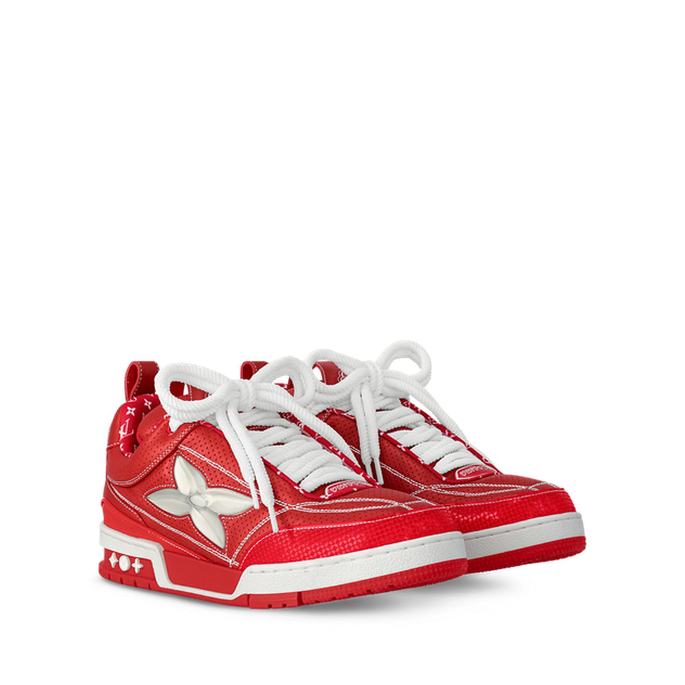 LV SKATE LOGO INCRUSTÉ ROUGE