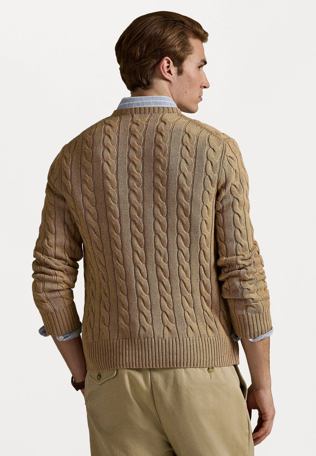 Pull Ralph Lauren En Laine Caramel