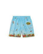 Maison Sur Piloti Silk Shorts