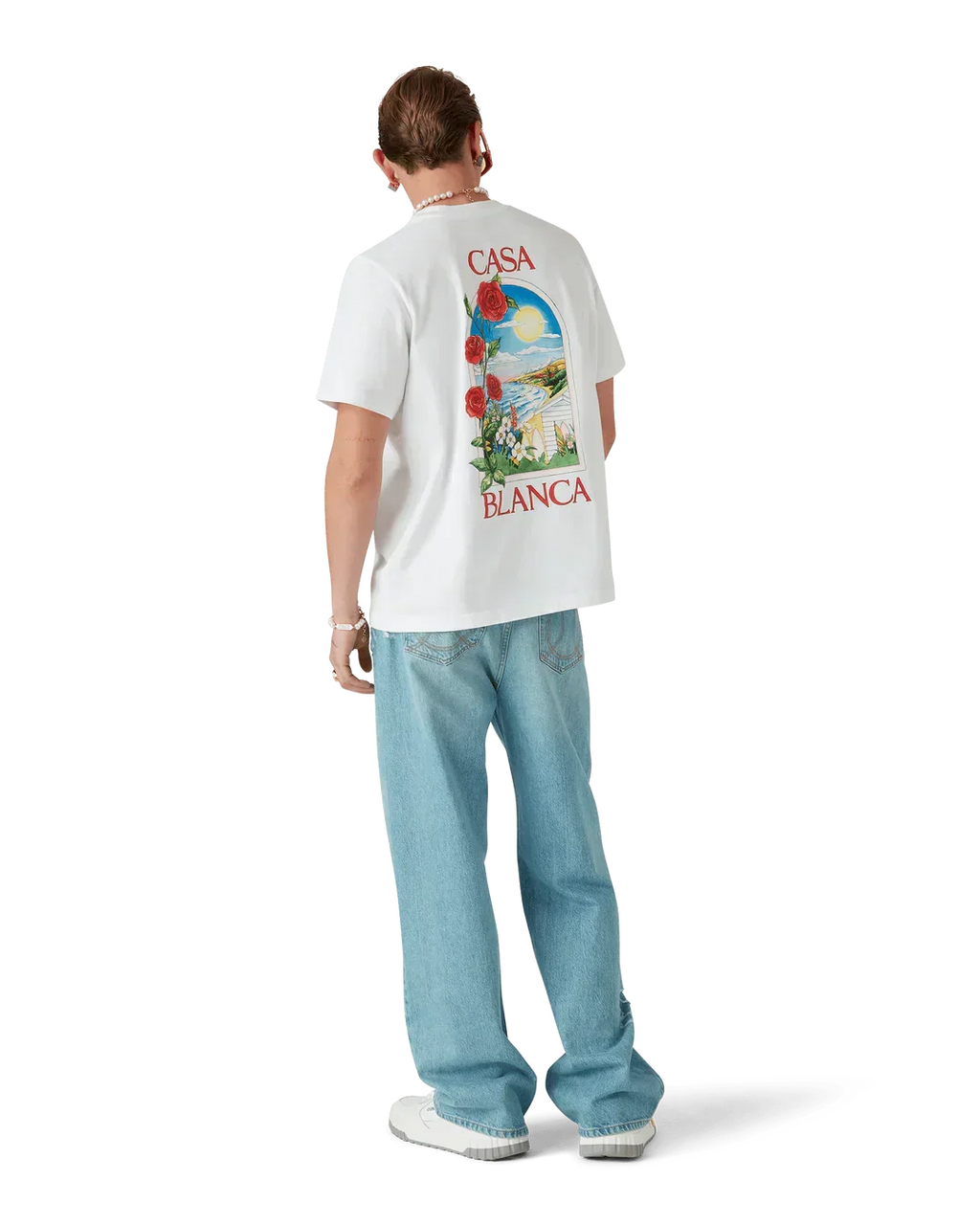 T-Shirt Casablanca LA DAYS Blanc