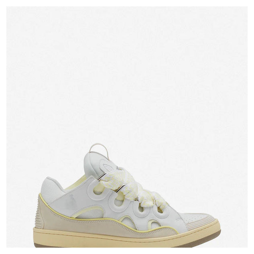 LANVIN CURB BLANC ET JAUNE