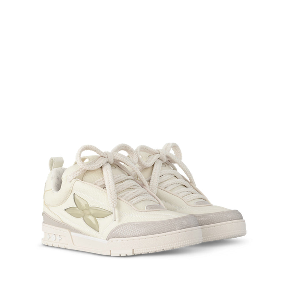 LV SKATE LOGO INCRUSTÉ BEIGE