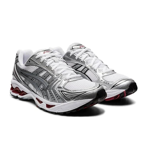 Asics Gel Kayano 14 Argent Et Rouge