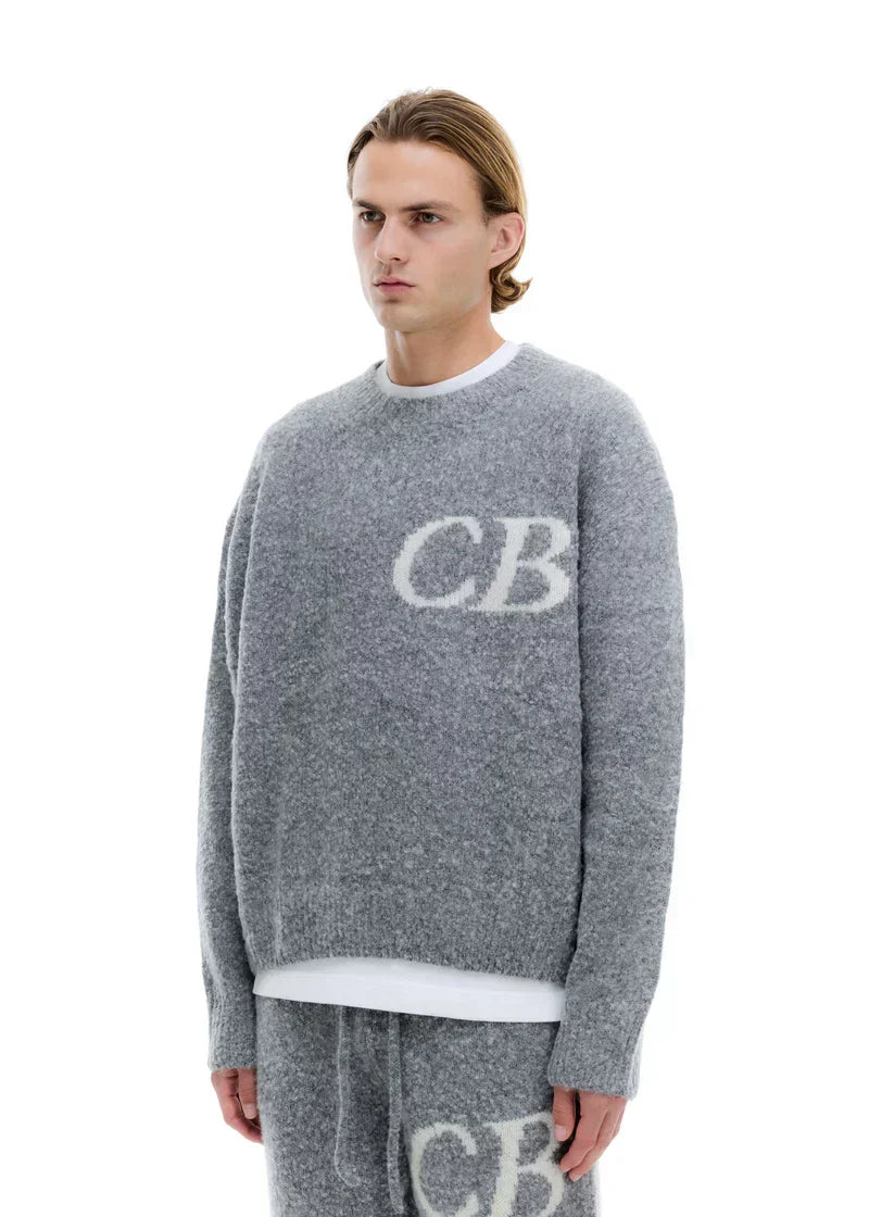 Pull CB Logo Knit Gris