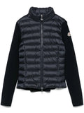 Moncler Cardigan Zippé à Design Matelassé