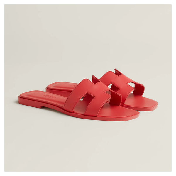 SANDALES ORAN ROSE VERMILLON