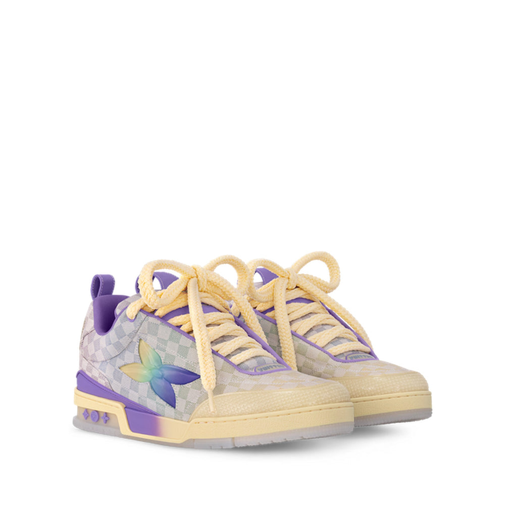 LV SKATE LOGO INCRUSTÉ VIOLET ET MULTICOLORE