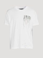 T-Shirt Amiri Blanc Et Multicolore