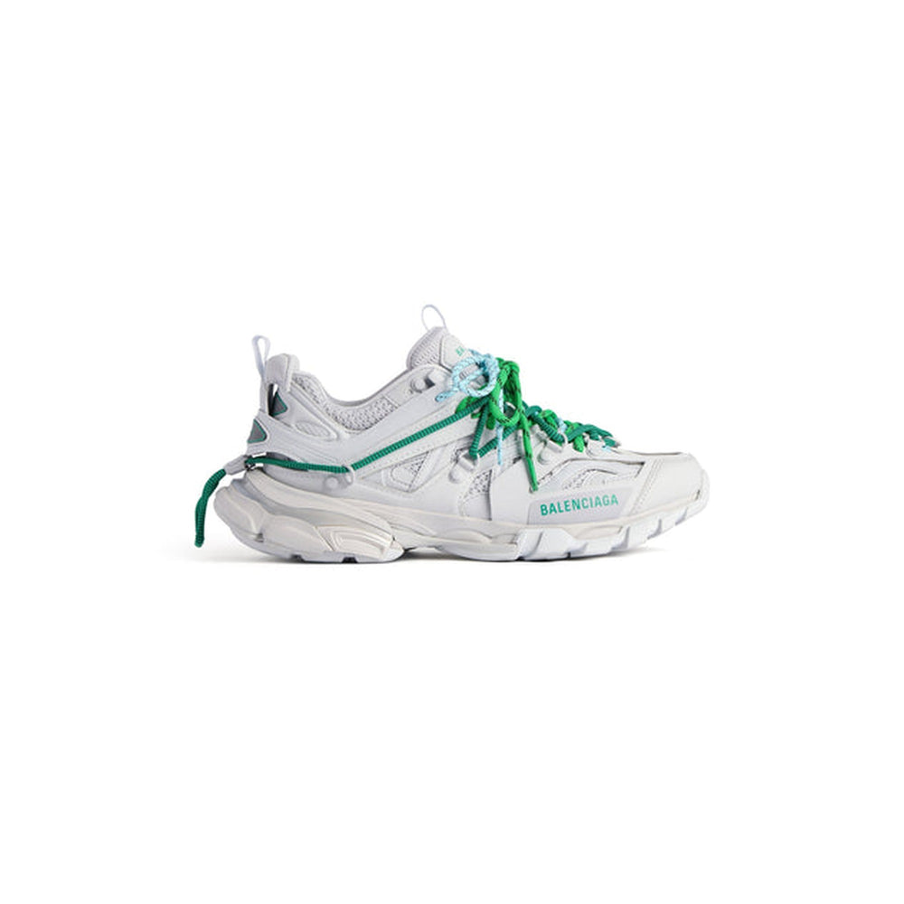 BALANCIAGA TRACK GRIS AVEC LACES VERTE ET BLEUE