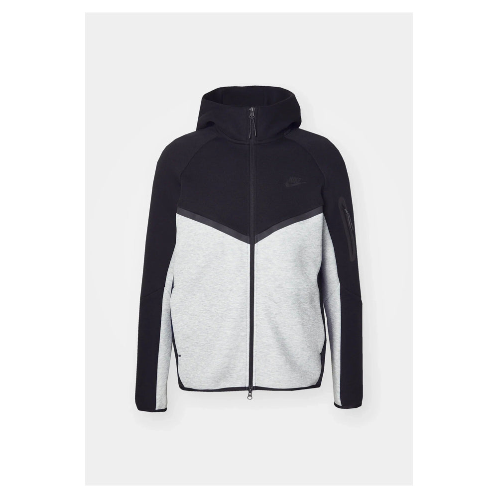 Nike Tech Fleece Zippé Noir Et Gris