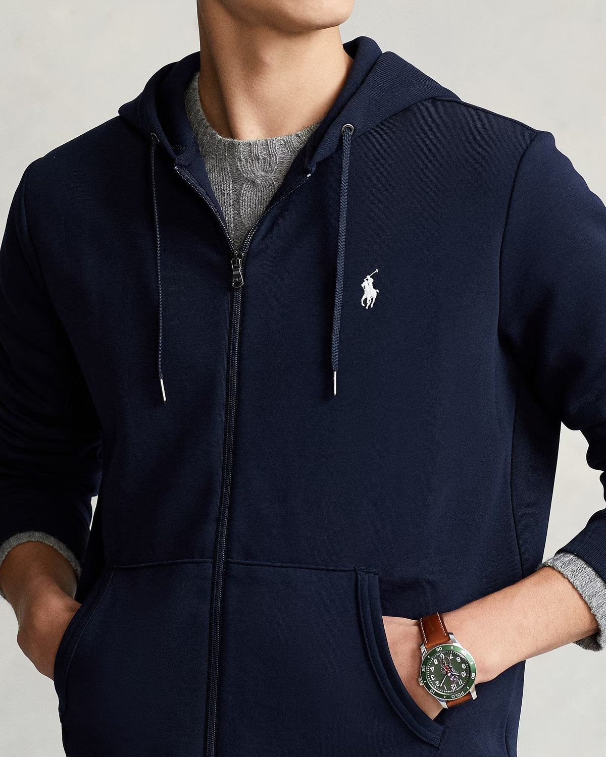Zip Ralph Lauren Bleu Marin