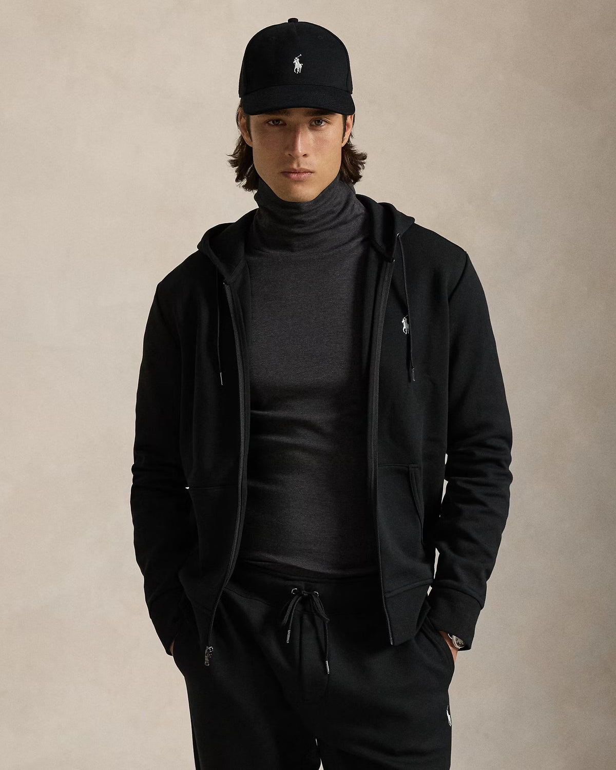 Zip Ralph Lauren Noir