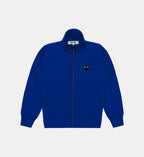 Sweat zippé CDG Sans Capuche Bleu