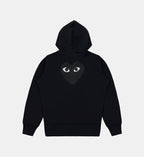 Sweat zippé CDG Avec Capuche Noir